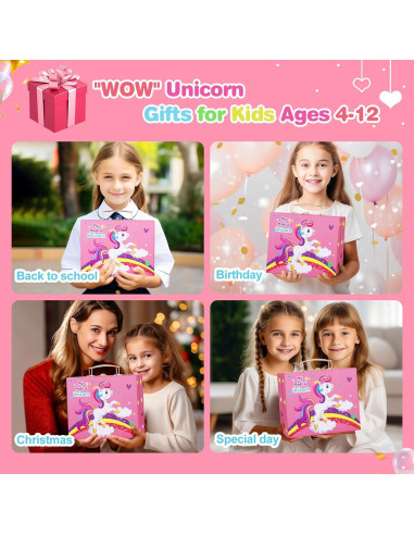 Kit de Dibujo Unicornio Homicozy 66 Piezas para Niñas 4-12 Años