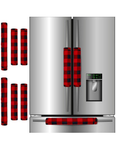 Cubiertas de Mango de Refrigerador Boao 6 Piezas Navidad 2