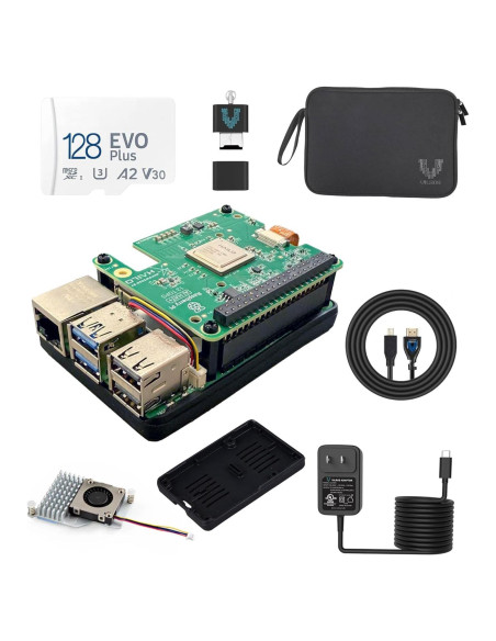 Kit de IA Vilros Raspberry Pi 5 8GB RAM 13 TOPS Completo