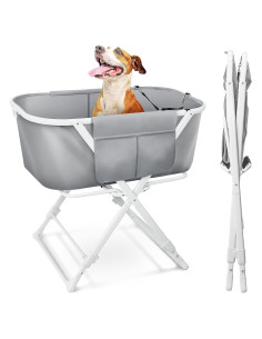 Bañera Elevable para Perros AUPETM Plegable 90.2x56.8cm
