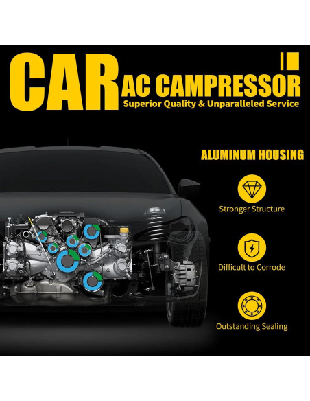 Compresor de A/C Qrooviiy QY-FB para Toyota Corolla 2011-2014