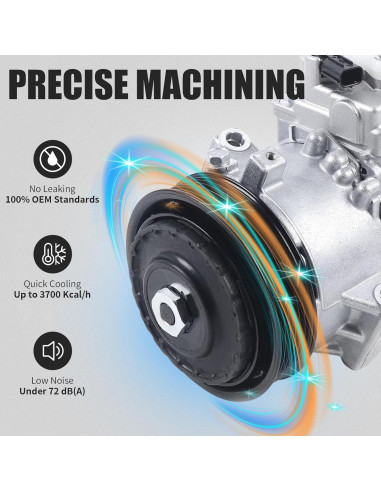 Compresor de A/C Qrooviiy QY-FB para Toyota Corolla 2011-2014