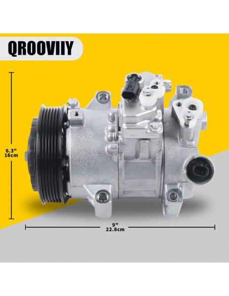 Compresor de A/C Qrooviiy QY-FB para Toyota Corolla 2011-2014