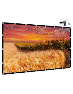 Pantalla de proyector 200" XINLEMY 4K HD Plegable 16:9