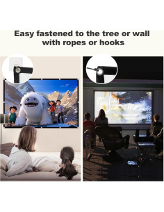 Pantalla de proyector 200" XINLEMY 4K HD Plegable 16:9 2