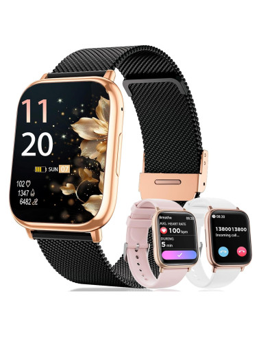 Reloj Inteligente RifePhi para Mujeres 1.83" Fitness IP68