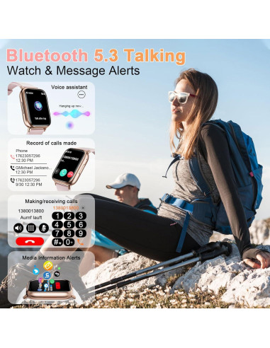 Reloj Inteligente RifePhi para Mujeres 1.83" Fitness IP68