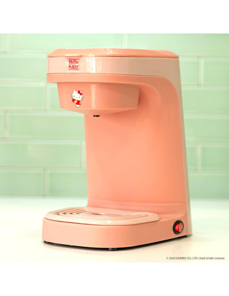 Cafetera de una taza Hello Kitty Uncanny Brands con 2 tazas