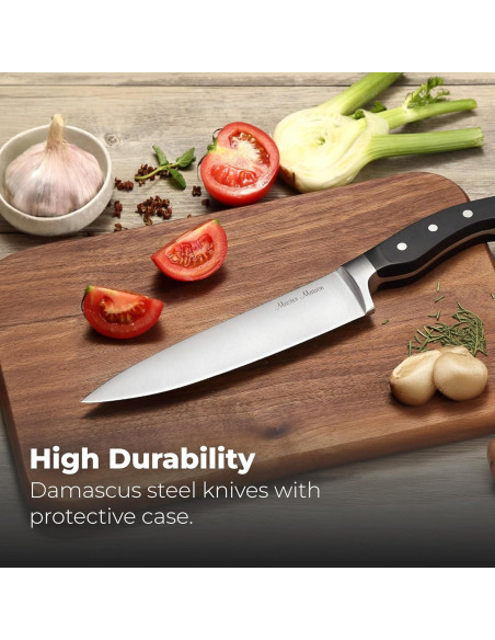 Cuchillo de Chef Master Maison 20.32 cm Acero Inoxidable Afilador