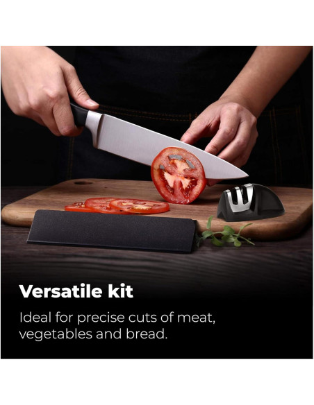 Cuchillo de Chef Master Maison 20.32 cm Acero Inoxidable Afilador