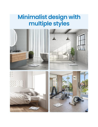 Báscula Inteligente RENPHO Bluetooth 181kg Análisis Corporal