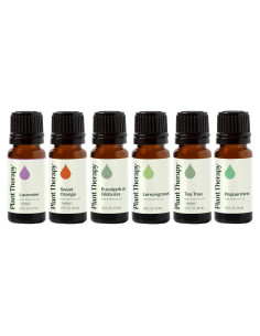 Set de Aceites Esenciales Plant Therapy Breathe Easy 6x10 mL