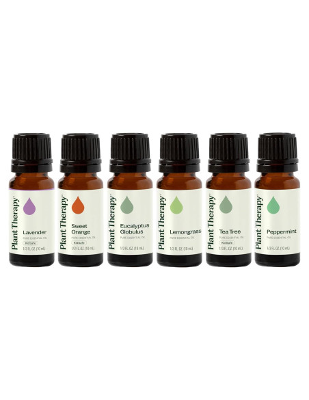 Set de Aceites Esenciales Plant Therapy Breathe Easy 6x10 mL