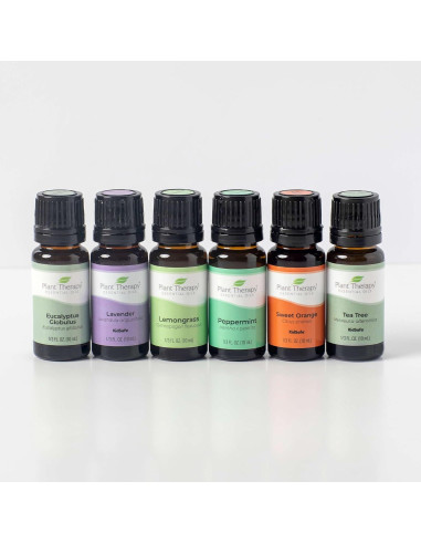 Set de Aceites Esenciales Plant Therapy Breathe Easy 6x10 mL