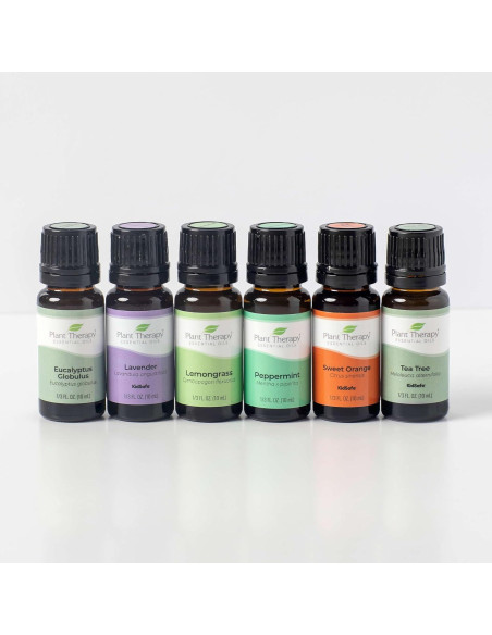 Set de Aceites Esenciales Plant Therapy Breathe Easy 6x10 mL