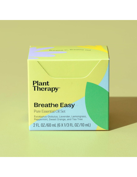 Set de Aceites Esenciales Plant Therapy Breathe Easy 6x10 mL