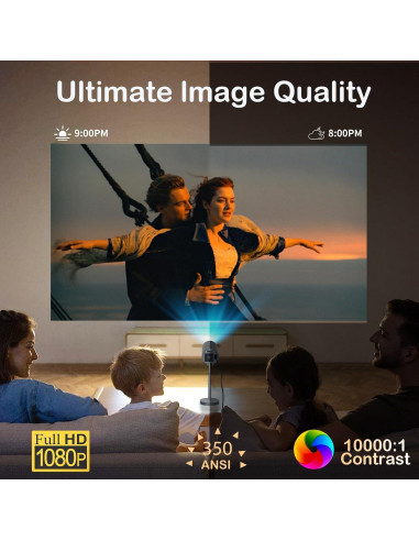 Proyector Mini Portátil Yidedraw TS-3 Pro 1080P WiFi 6 350 Lúmenes