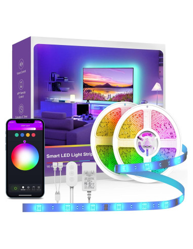 Tira LED Inteligente OHMAX SL3 de 10m RGB Control App