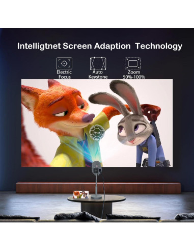 Proyector Mini Portátil Yidedraw TS-3 Pro 1080P WiFi 6 350 Lúmenes