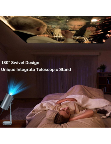 Proyector Mini Portátil Yidedraw TS-3 Pro 1080P WiFi 6 350 Lúmenes