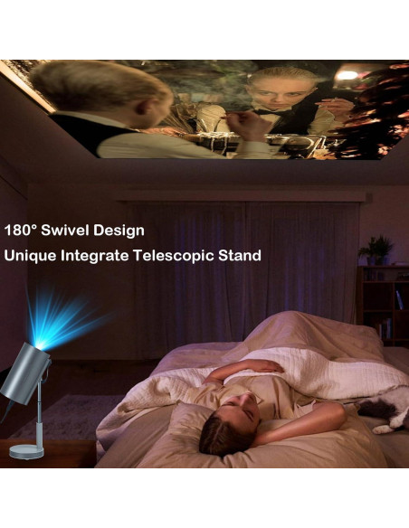 Proyector Mini Portátil Yidedraw TS-3 Pro 1080P WiFi 6 350 Lúmenes Proyector Mini Portátil Yidedraw TS-3 Pro 1080P WiFi 6 350 Lúmenes