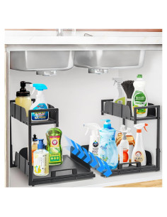 Organizador Bajo Fregadero Fusehome CFJ-241011 2 Niveles