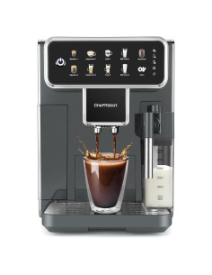 Cafetera Automática Chef Robot Espresso 12 Tazas con Molinillo