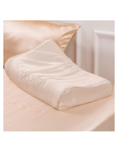 Funda de Almohada de Seda PROMEED 23 Momme Rey 100% Morera