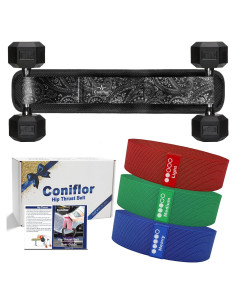 Cinturón de Hip Thrust Coniflor Ajustable 45 kg Resistencia