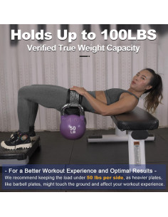 Cinturón de Hip Thrust Coniflor Ajustable 45 kg Resistencia 2