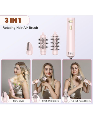 Cepillo Secador de Cabello Rotatorio 3 en 1 Trylater 0.79 kg