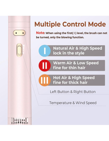 Cepillo Secador de Cabello Rotatorio 3 en 1 Trylater 0.79 kg