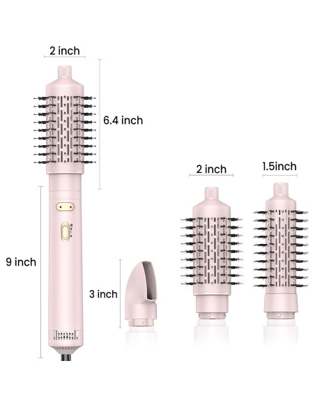 Cepillo Secador de Cabello Rotatorio 3 en 1 Trylater 0.79 kg
