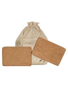 Bloques de Yoga de Corcho AIVVIA - Antideslizantes 4x6x9 cm