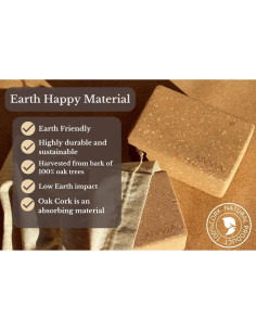 Bloques de Yoga de Corcho AIVVIA - Antideslizantes 4x6x9 cm 2