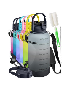 Botella de Agua 1 Galón EnergyBud 3.78L Boca Ancha Apta Lavavajillas
