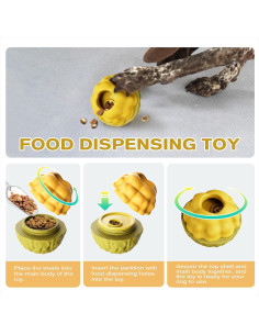 Juguete Interactivo para Perros Motusamare - Dispensador de Golosinas Congeladas 2