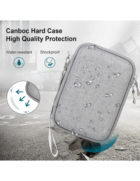 Funda Canboc para Impresora de Etiquetas NELKO P21, Gris