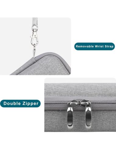 Funda Canboc para Impresora de Etiquetas NELKO P21, Gris