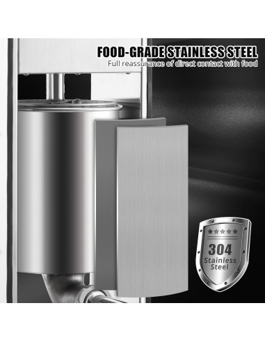 Fabricante de Salchichas GarveeTech 3L Acero Inoxidable Manual