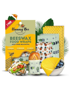 Envolturas de Cera de Abeja Trifecta Living Co. Set de 7