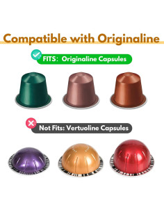 Tapas de Aluminio Reutilizables Oifyx para Nespresso 120 Unidades 2