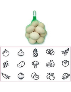 Bolsas Reutilizables de Malla 38 cm BULUSHI para Almacenamiento 2