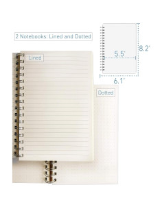 Cuadernos Espiral A5 le vent - 200 Páginas - Papel 100gsm 2