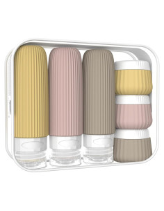 Set de Botellas de Viaje YIIMER 6 Piezas Aprobadas por TSA