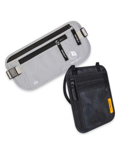 Cinturón de Dinero y Billetera de Cuello VENTURE 4TH RFID