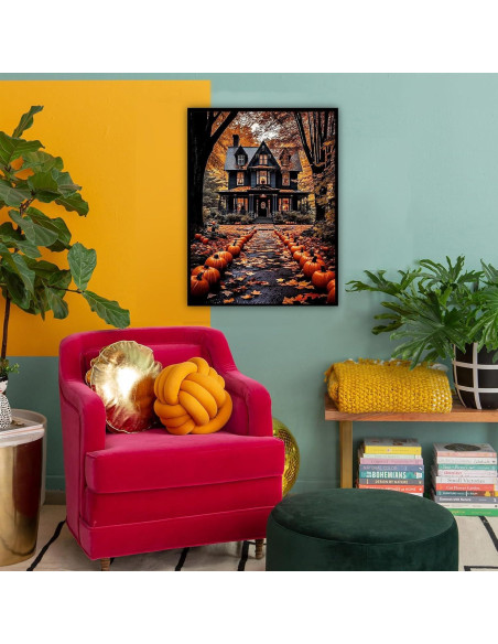 Pintura por Números HITO Halloween 40x50 cm para Adultos Pintura por Números HITO Halloween 40x50 cm para Adultos