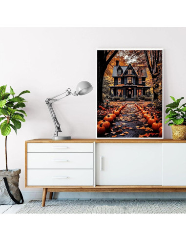 Pintura por Números HITO Halloween 40x50 cm para Adultos