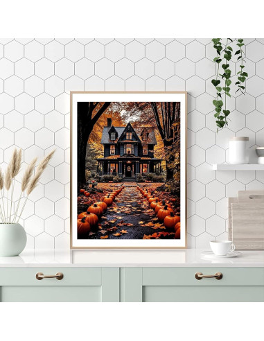 Pintura por Números HITO Halloween 40x50 cm para Adultos