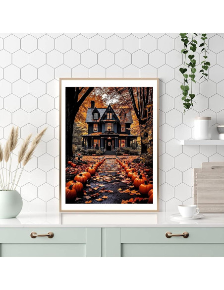 Pintura por Números HITO Halloween 40x50 cm para Adultos Pintura por Números HITO Halloween 40x50 cm para Adultos